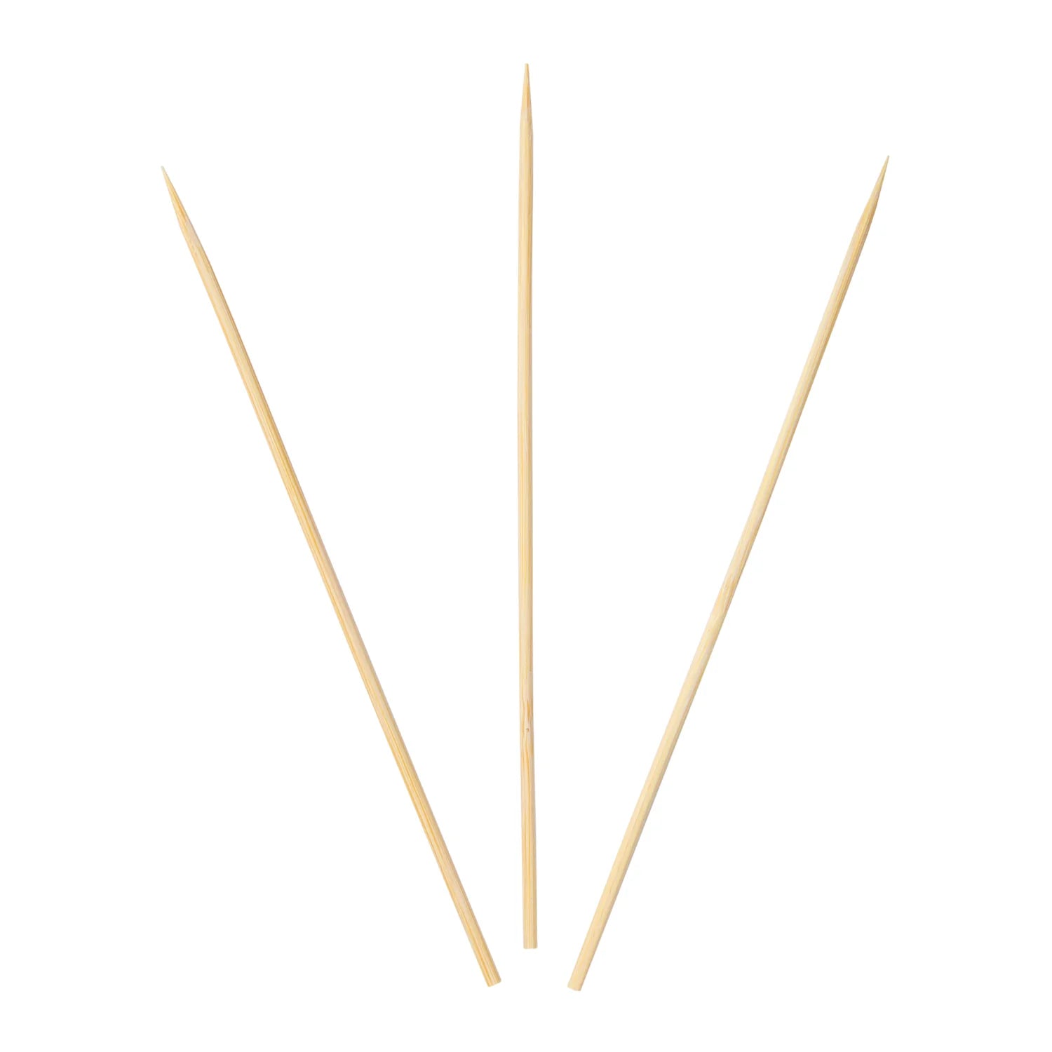 511 Foodservice - 82-086C-4 6" Bamboo Skewers, 25bag x100/Box, 4boxes/Cs - 470530
