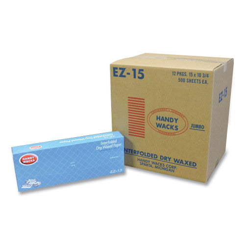 Handy Wacks Corp. - 10.75" x 15" Paper Waxed Deli Sheets, Pack of 500 - HWCEZ15