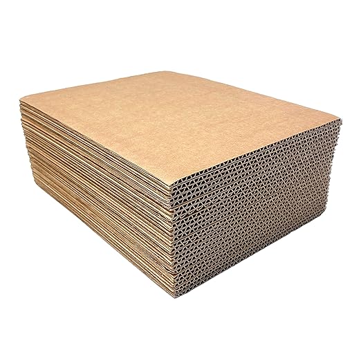 New Method Packaging - 14" x 10", 0.25" Sheet Corrugated Slip Pad, Pack of 100 - IMPCRW1410
