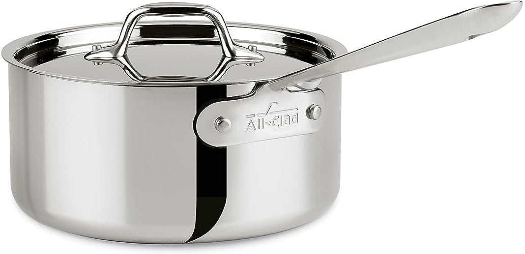 All-Clad - 2.5 QT G5 Graphite Core Saucier with Lid - GR215