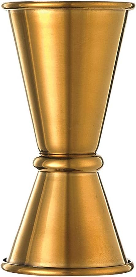 Barfly - 0.5 x 0.75 Oz Gold Plated Japanese Style Jigger - M37000GD