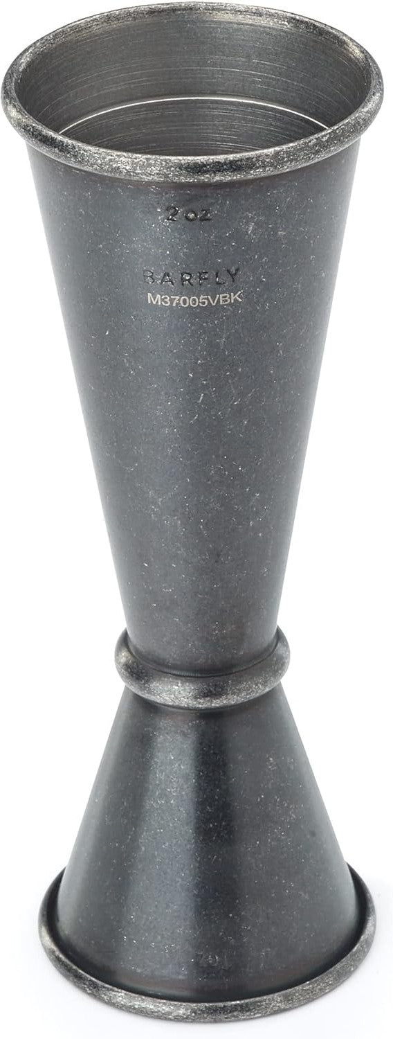 Barfly - 1 x 2 Oz Vintage Black Japanese Style Jigger - M37005VBK