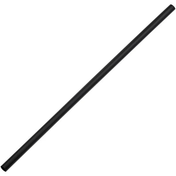 5.25" Black Cocktail/Bar Straw, 1000/bx 10bx/CS - WLCUS525BK