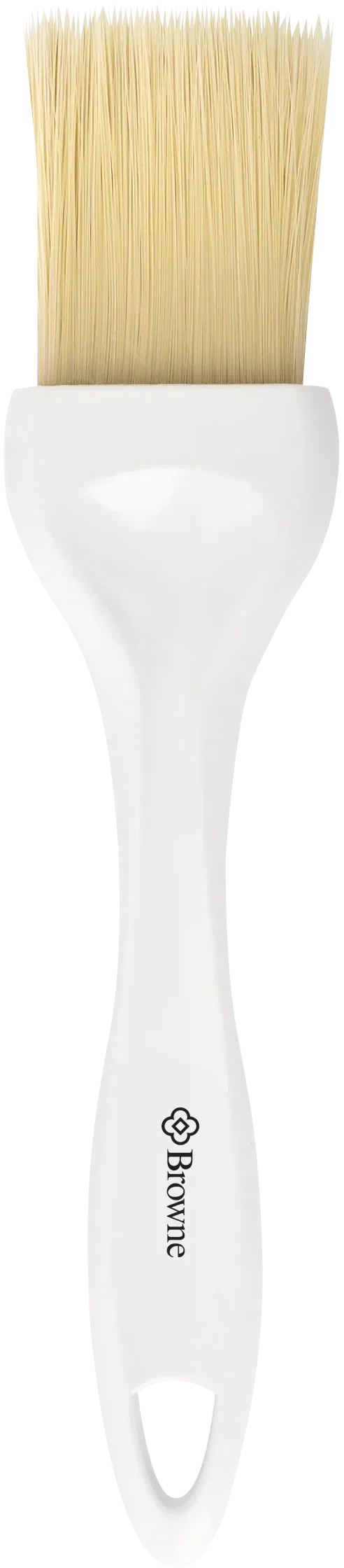 Browne - 3" Wooden Handle Linear Pastry Brush with Boar Hair - 61300-3