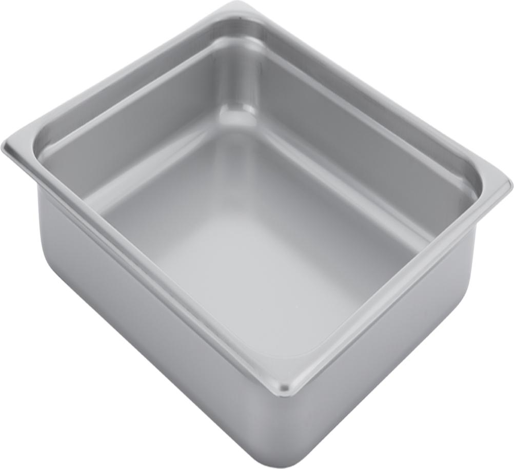 Browne - 6" Stainless Steel 2/3 Size  Anti-Jam Steam Pan - 88236
