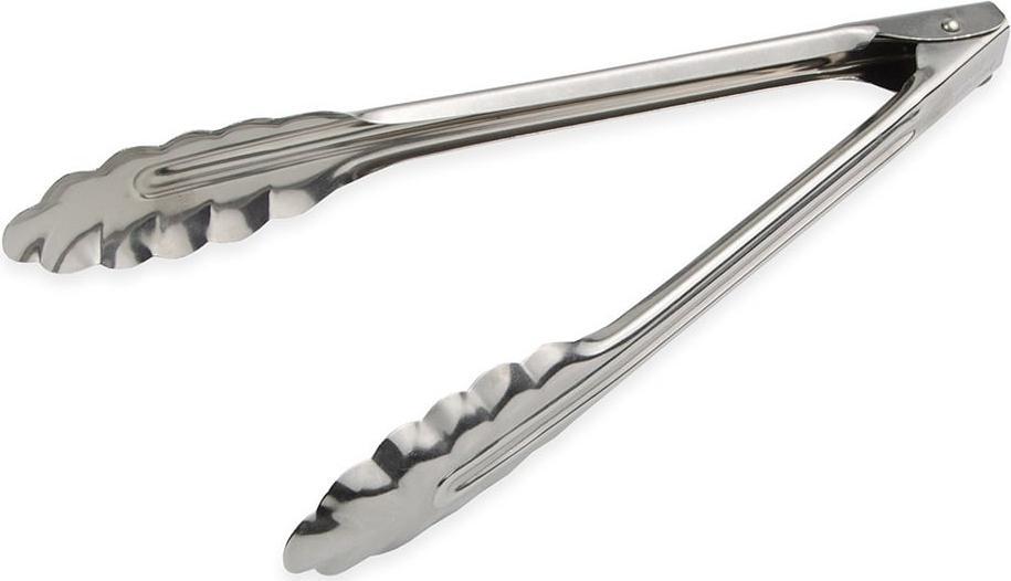 Browne - 9.5" Stainless Steel Utility Tongs - 57527