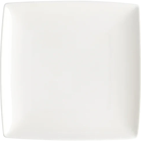 Browne - FOUNDATION 8" Porcelain Square White Plate, 3 Dz - 5630190