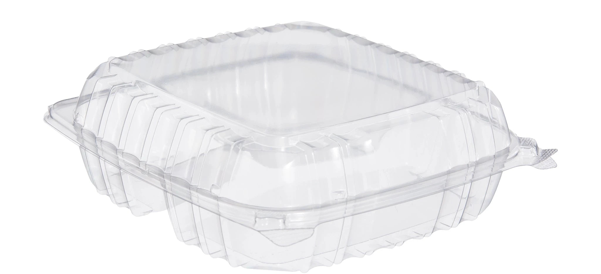 Dart Container - 8.9" X 9.4" X 3", 3 Compartment Clear Hinged Container, Pack of 200 - DRTC95PST3
