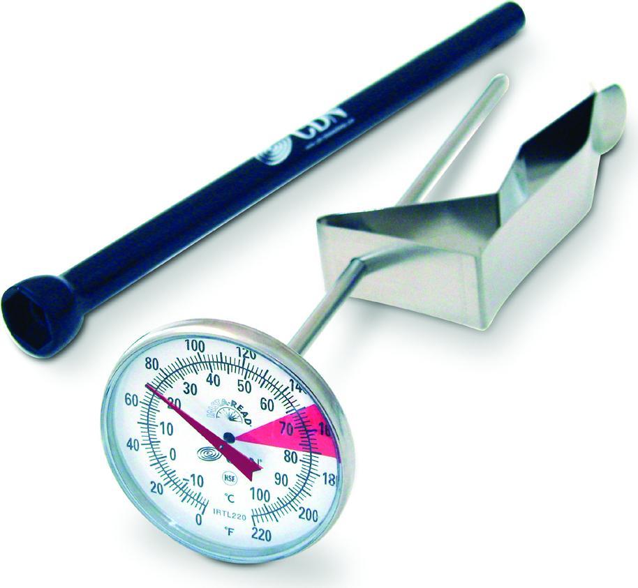 CDN - ProAccurate 7" Insta Read Beverage & Frothing Thermometer, Pack of 6 - IRTL220