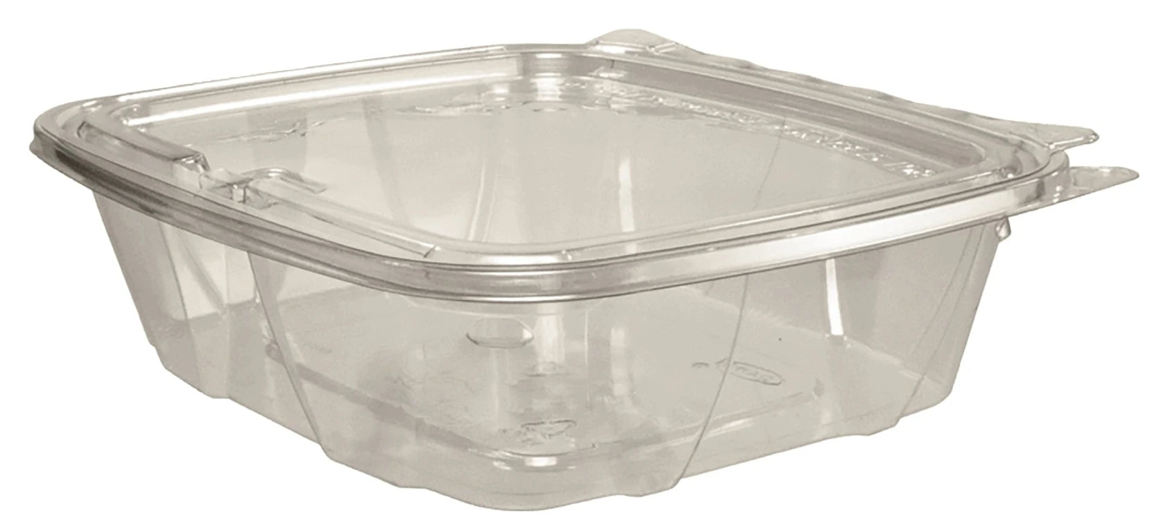Dart Container - 7.1" x 6.4" x 1.9" 24 Oz, Flat Tamper Evident Container, Pack of 200 - 245086