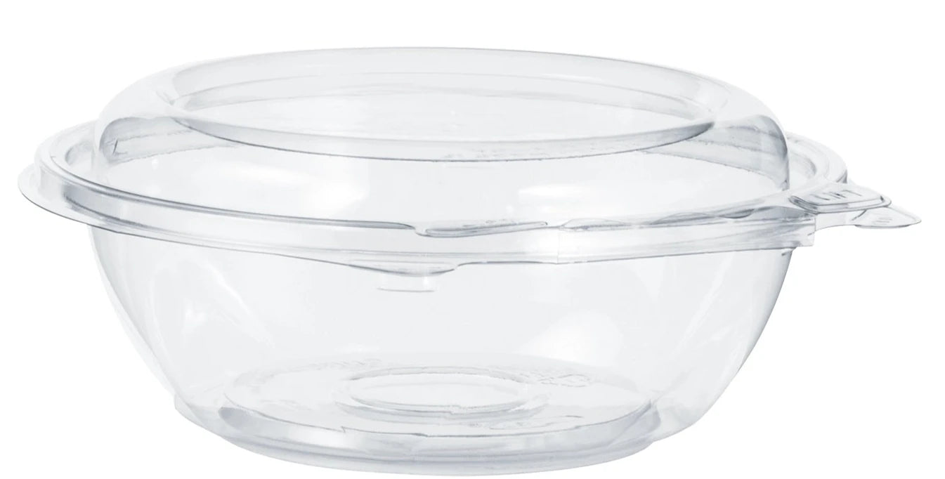 Dart Container - 8 Oz Plastic Tamper-Resistant, Tamper-Evident Bowl with Dome Lid, Pack of 240 - DRTCTR8BF