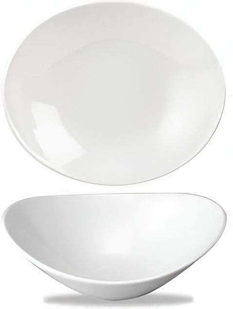 Churchill - Orbit 8.25" Super Vitrified White Bowl, Pack of 12 - WHOB81