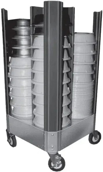 Cres Cor - Plate Cover Dolly with Four Dividers - 50110480B (Pre-Order Now, ETA 4-6 Weeks)