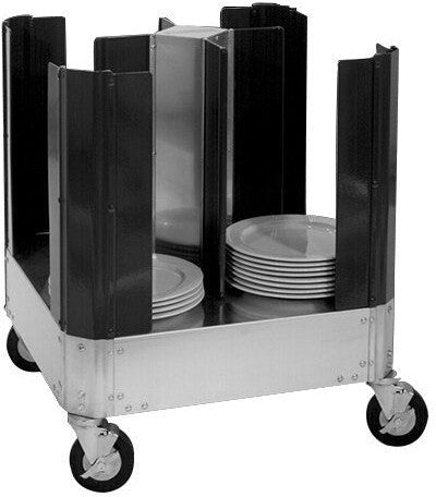 Cres Cor - Super Size Dish Dolly with Four Dividers, 180 Plates Capacity - EO 501-13-180 (Pre-Order Now, ETA 4-6 Weeks)