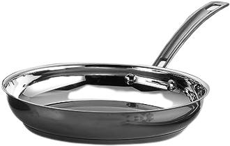 Cuisinart - 10" Shiny Black Skillet - MSS22-24C