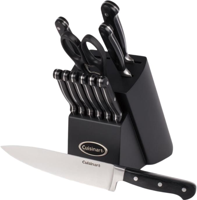Cuisinart - 12 PC Pakkawood Nitrogen Knife Block Set - PWNC-12 pc