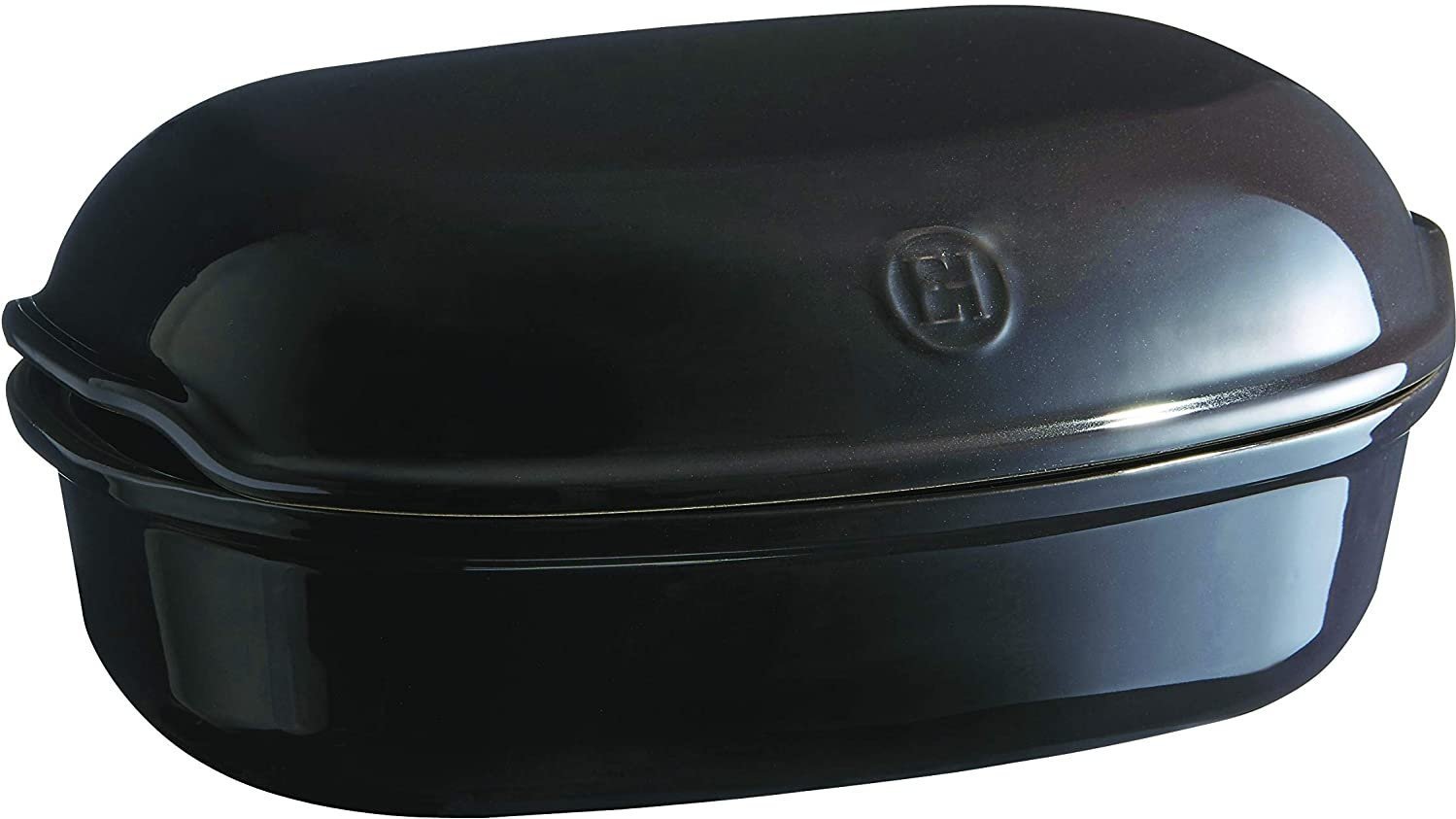 Emile Henry - 3 L Ceramic Charcoal/Fusain Artisan Loaf Baker - 795501