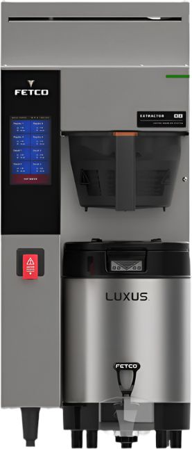 Fetco - 120V Metal BB Single Automatic Thermal Server Coffee Brewer - E2231US-1A115-MA011 (Special Order Item, ETA 3-4 Weeks)