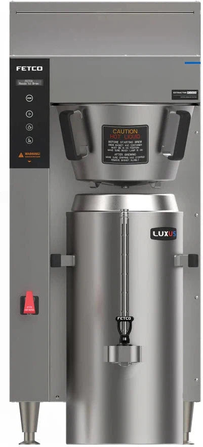 Fetco - 3 Gal Extractor Metal BB Plus Double Automatic Thermal Server Coffee Brewer with Max Amp Draw 25.5 & 22.2 - E1261US-UB230-MM110 (Special Order Item, ETA 3-4 Weeks)