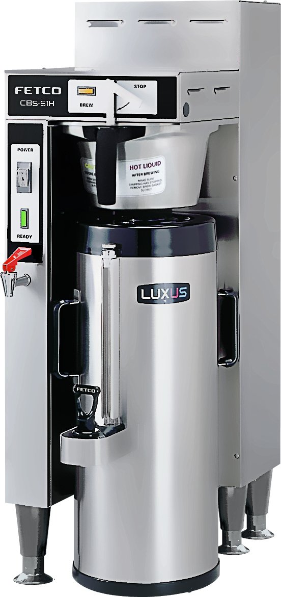 Fetco - Hand-Operated Single Station Coffee Brewer 1 x 3 kW (120/208-240V) - CBS-51H-15 (Special Order Item, ETA 3-4 Weeks)