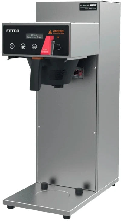 Fetco - Single Station Airpot Coffee Brewer with Standard Metal Basket Dual Voltage - E1221US-1X117-MM001 (Special Order Item, ETA 3-4 Weeks)