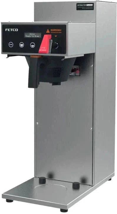 Fetco - Single Station Airpot Coffee Brewer with Standard Plastic Basket - E1221US-1A117-PM001 (Special Order Item, ETA 3-4 Weeks)