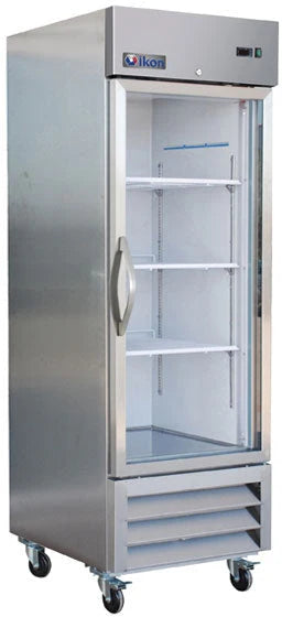 IKON  - 27" Upright Bottom Mount Freezer with Glass Doors - IB27FG (Pre-Order Now, ETA End of Dec)