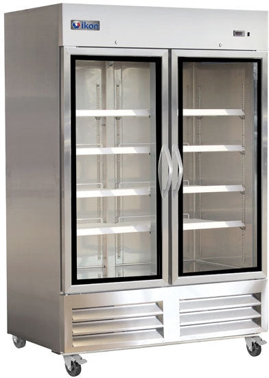 IKON  - 54" Upright Bottom Mount Refrigerator with Glass Doors - IB54RG