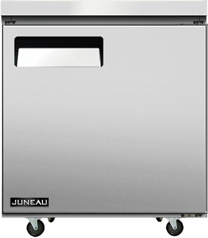 Juneau - 28" Stainless Steel  Undercounter Single Door Refrigerated Prep Table - 58010
