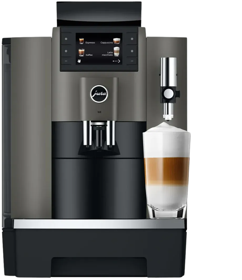 Jura - W8 Dark Inox Professional Coffee Machine - 15650