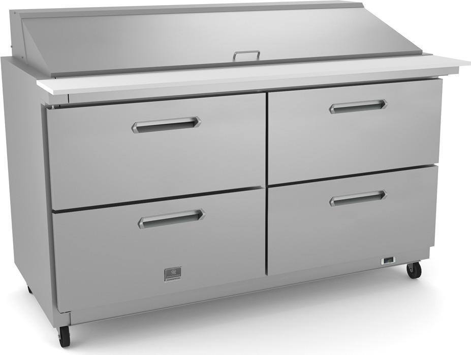 Kelvinator Commercial - 60" Mega-Top Table with 4 Drawers & 24GN1/6 Containers - KCHMT60.24.2D