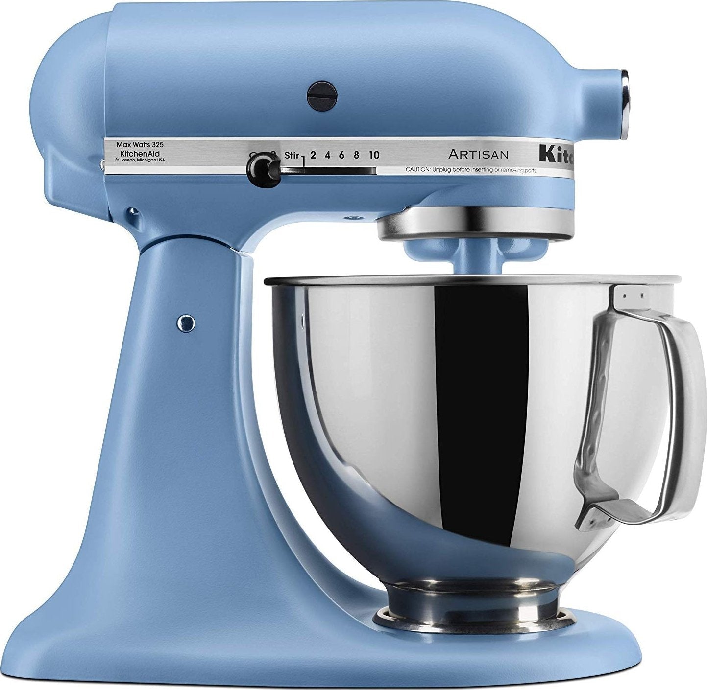 KitchenAid - 5 QT Artisan Blue Velvet Tilt-Head Stand Mixer  - KSM150PSVB