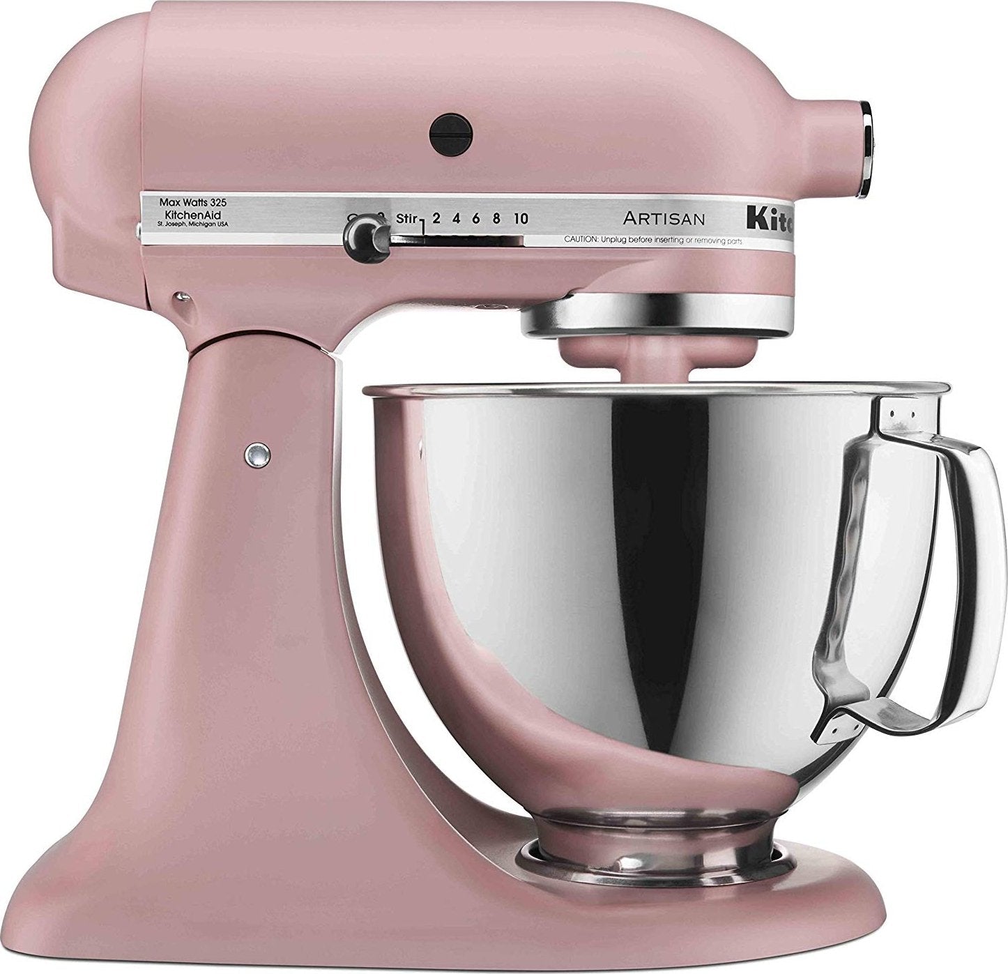 KitchenAid - 5 QT Artisan Matte Dried Rose Tilt-Head Stand Mixer  - KSM150PSDR