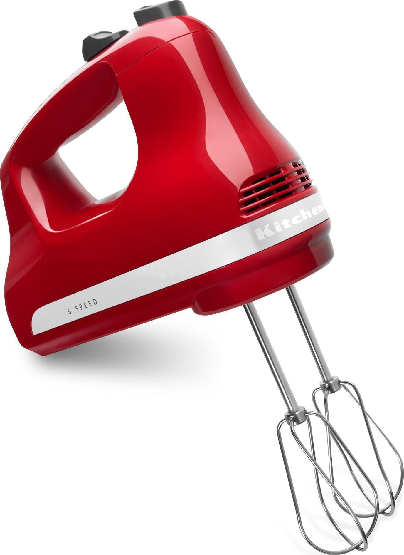 KitchenAid - 5-Speed Empire Red Ultra Power Hand Mixer - KHM512ER