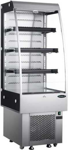 Kool-It - 24" Open Air Refrigerated Grab and Go Display Case - KOM-24SS (Special Order, ETA 3 Months)