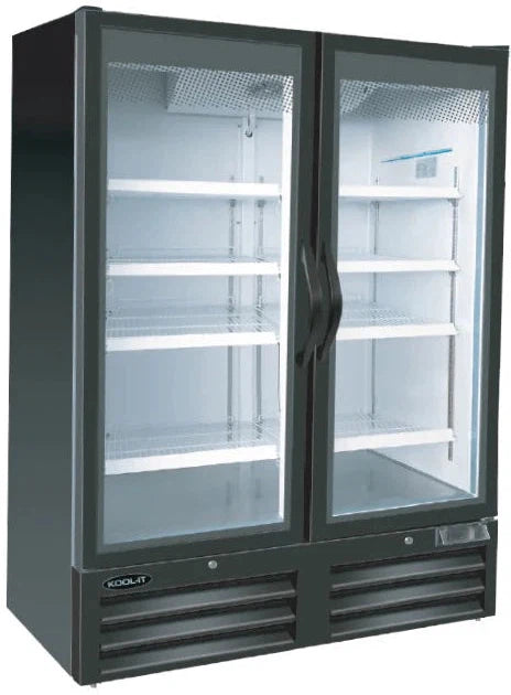 Kool-It - 52" Double Glass Door Display Refrigerator - KGR-52 (Special Order, ETA 3 Months)