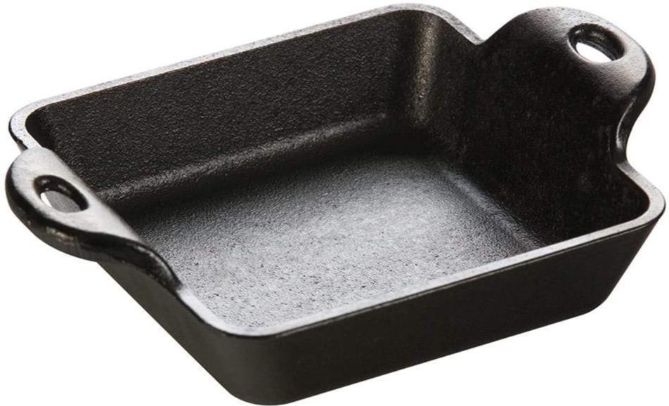 Lodge - 0.2 L Heat-Treated Cast Iron Square Mini Server - HMSS