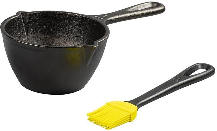 Lodge - Cast Iron Melting Pot With Silicone Brush - LMPB21