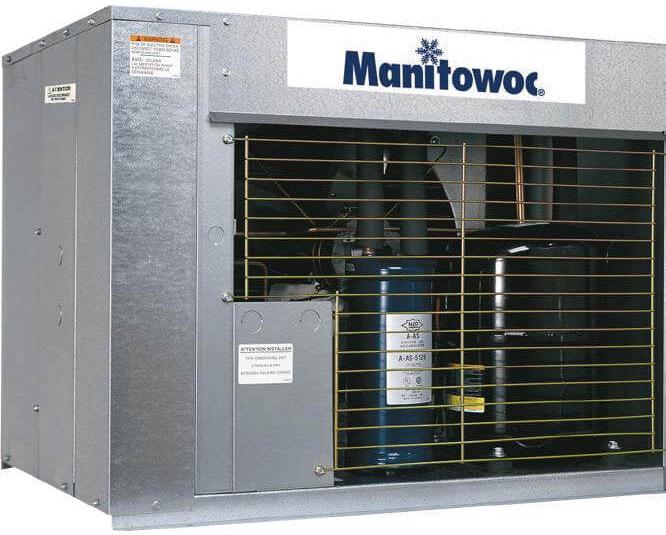 Manitowoc - 380-415V, 3P Air Cooled Remote Ice Machine Condenser Use with RFS1278C - RJC1275-453