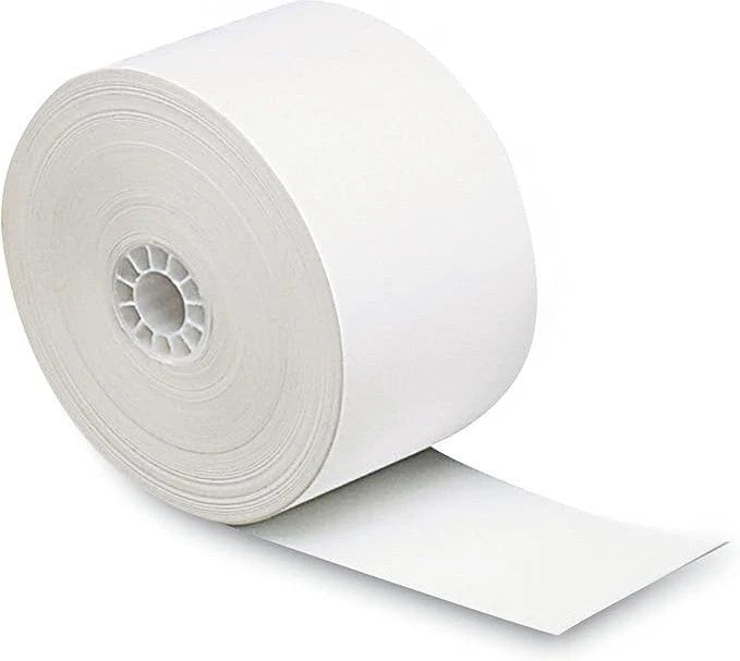 Max Prime - 1.75" X 165', VE White Paper 1 Ply Bond Registered Rolls, Pack of 30 - RRT1441165