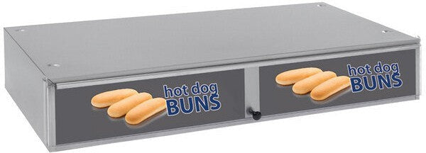Nemco - 22.25" Stainless Steel Bun Box for 8027 Series Roller Grills with Holds 36 Buns - 8027-SBB (ETA 4-6 Weeks)