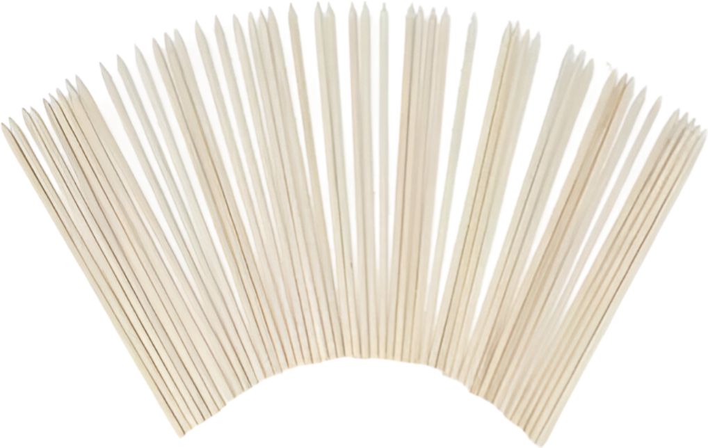 Omcan - 10″ Bamboo Skewers, 100 Pcs/Bag, (100 Bags Per Case) - 14083
