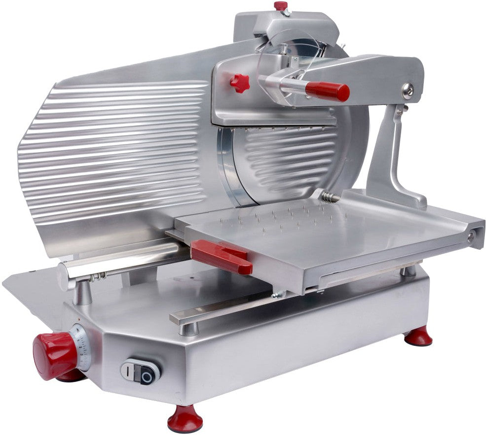 Omcan - 14" Blade Horizontal Belt-Driven Meat Slicer - MS-IT-0350