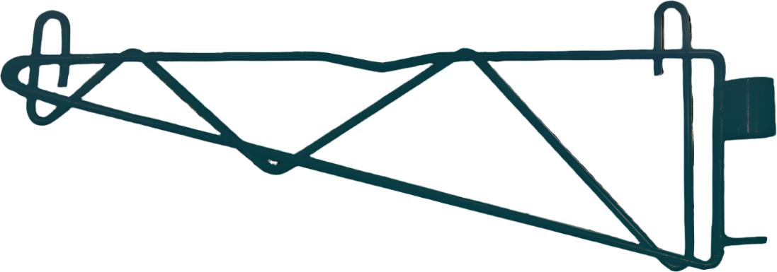 Omcan - 14" Single Epoxy Post Bracket, Pack of 10 - 48737