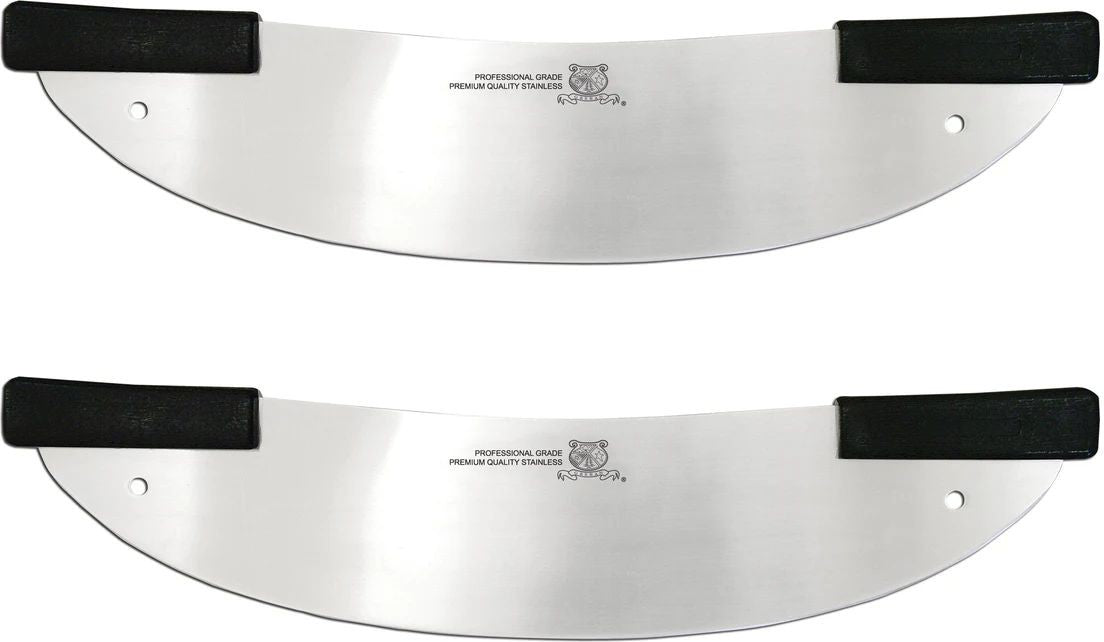 Omcan - 20" Pizza Rocker with Two Black Handles - 12818