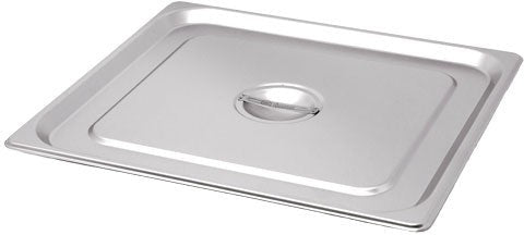 Omcan - 2/3-Size Solid Stainless Steel Steam Table Pan Cover, Pack of 10 - 80620