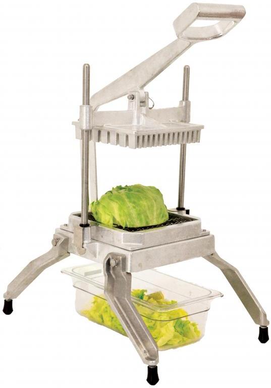 Omcan - 1/2″ x 1/2″ Scalloped Blade Countertop Lettuce and Vegetable Chopper - 49109