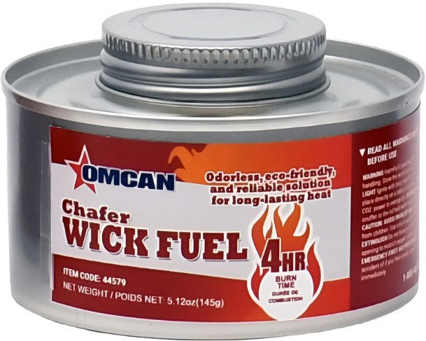 Omcan  - 4 Hour Wick Chafing Dish Fuel with Safety Twist Cap, Pack of 60 - 44579