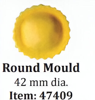 Omcan - 42 mm Round Ravioli Mould For RV 30 - 47409