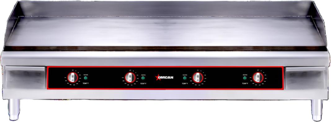 Omcan - 48" Countertop Stainless Steel Electric Griddle - 48602